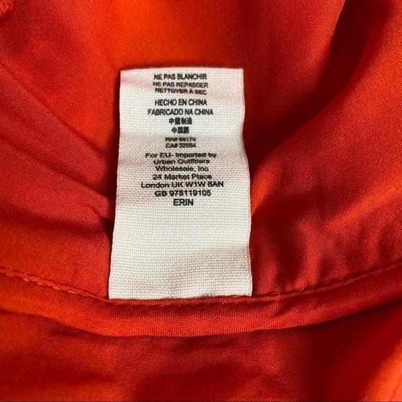 Saylor x Free People Erin Coral Red Lace Strapless Dress Size: Small - Picture 11 of 14